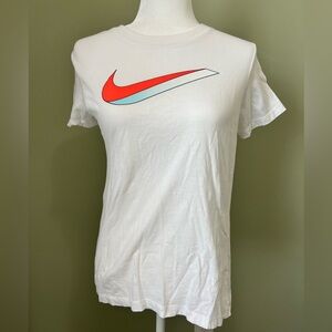 Nike white women’s t shirt. Size S